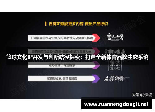 篮球文化IP开发与创新路径探索：打造全新体育品牌生态系统